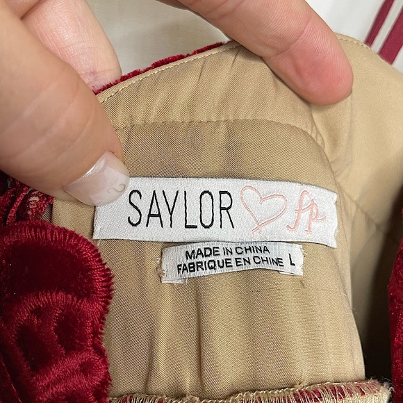 Free People NWT Velvet Dress Size L - Picture 7 of 11